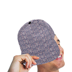 Indian Batik Style pattern All Over Print Snapback Cap