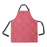 Skate Board Pattern Print Design 01 All Over Print Adjustable Apron