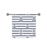 Anchor rope nautical pattern Bath Towel