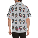 Cute ninja pattern Men's All Over Print Hawaiian Shirt