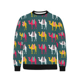 Camel pattern Men's Crew Neck Sweatshirt