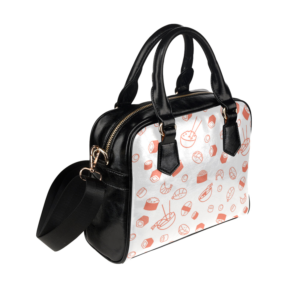 Sushi pattern Shoulder Handbag