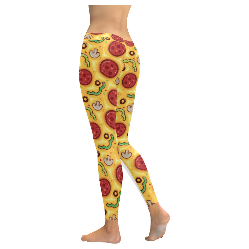 Pizza texture pattern Women's Legging Fulfilled In US