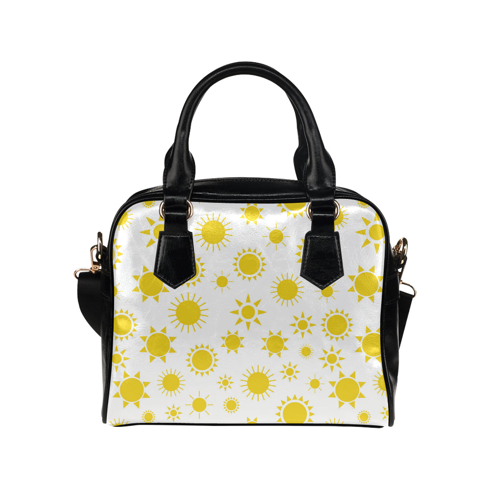 Sun pattern Shoulder Handbag