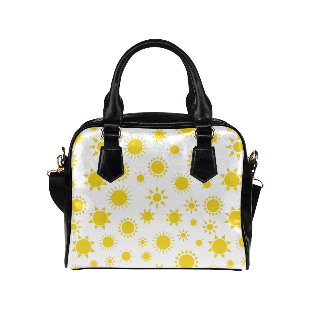 Sun pattern Shoulder Handbag