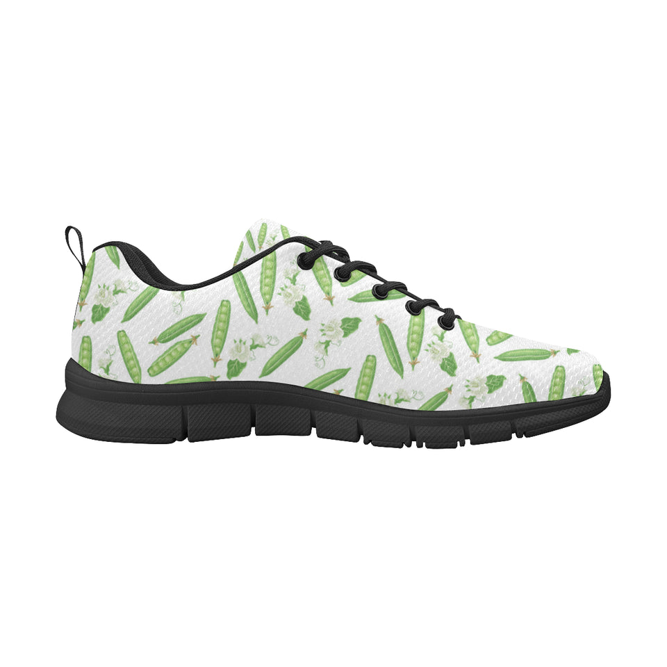 Green Peas Pattern Print Design 04 Women's Sneaker Shoes