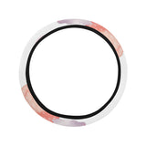 Watercolor air balloon cloud pattern Car Steering Wheel Cover