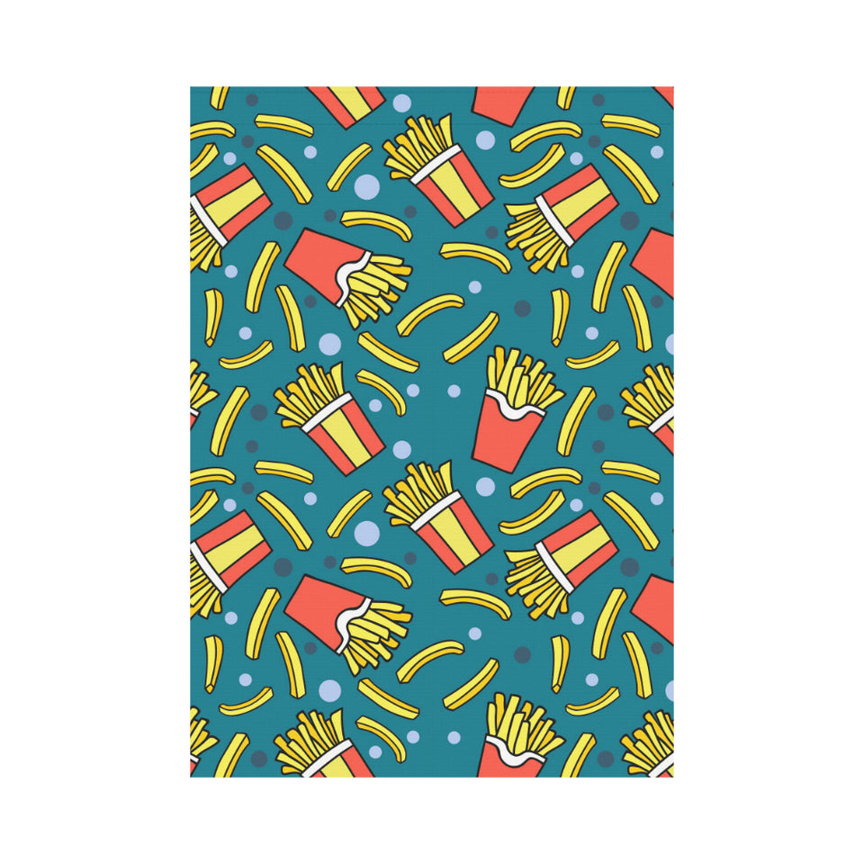 French fries red paper box pattern House Flag Garden Flag