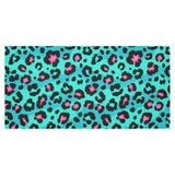 Green leopard skin print pattern Tablecloth