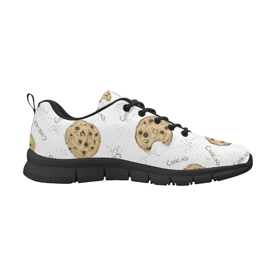 Sketch style cookie pattern Women's Sneaker Shoes