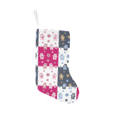 Teddy Bear Pattern Print Design 03 Christmas Stocking