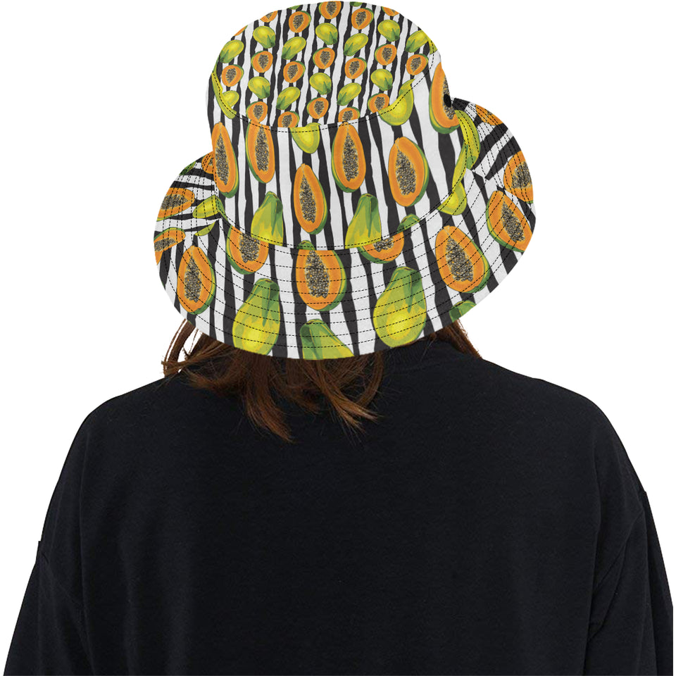 papaya design pattern Unisex Bucket Hat