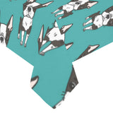 Hand drawn boston terrier dog pattern Tablecloth