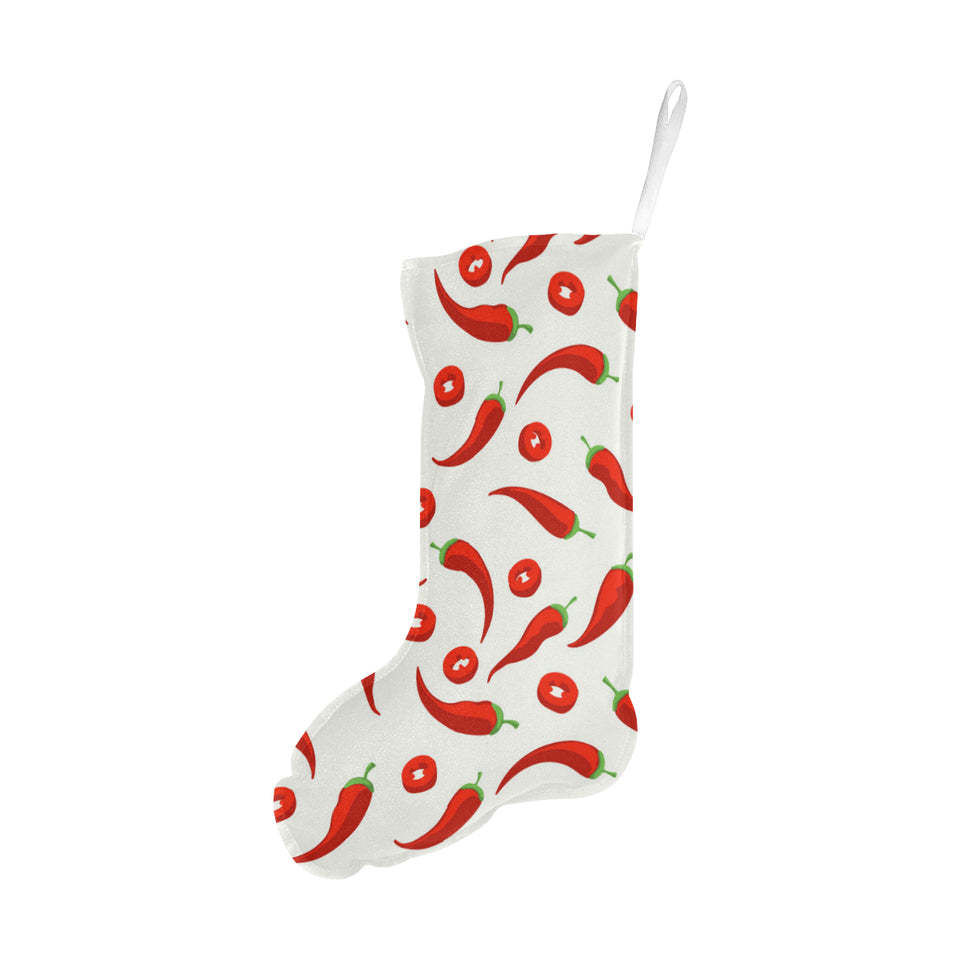 Chili pattern Christmas Stocking