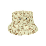Windmill Wheat pattern Unisex Bucket Hat