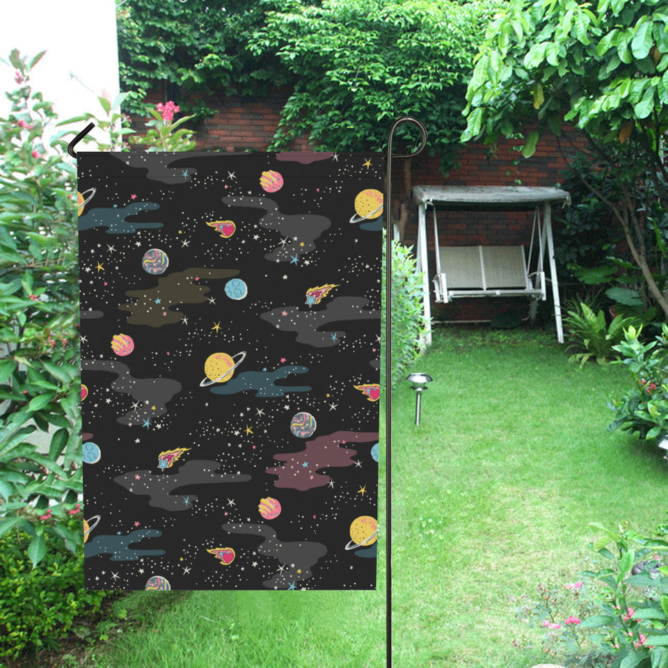 space pattern House Flag Garden Flag