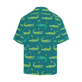 Crocodile pattern Men's All Over Print Hawaiian Shirt