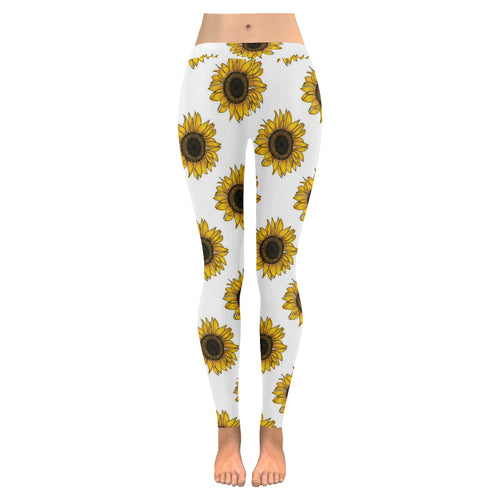 sunflowers design pattern Women's Legging Fulfilled In US