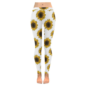 sunflowers design pattern Women's Legging Fulfilled In US