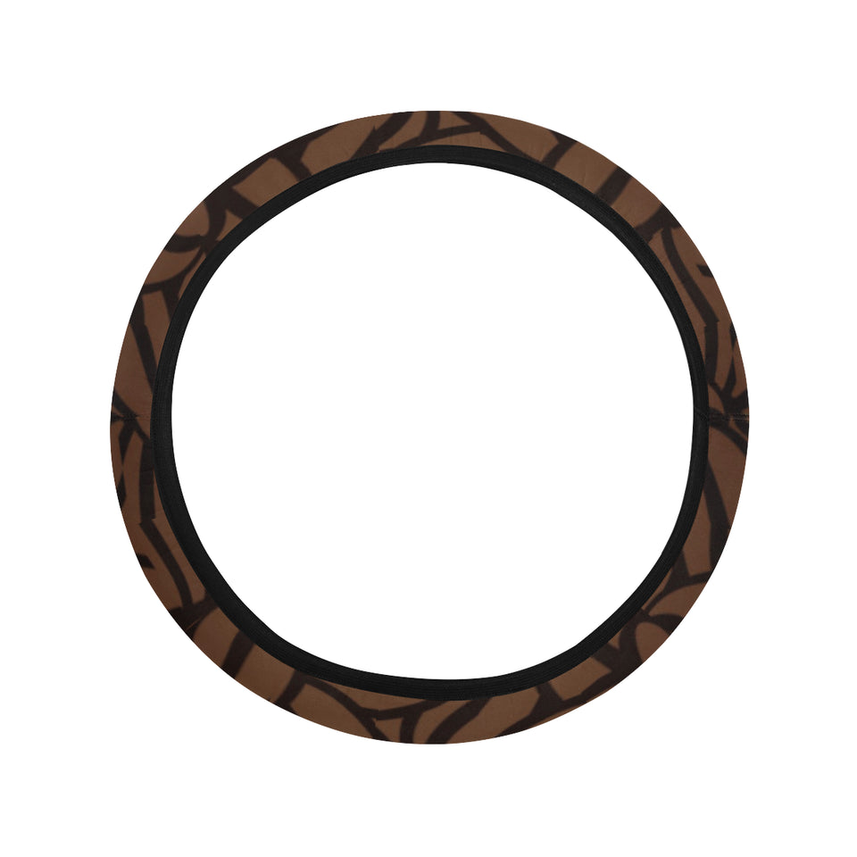 coffee bean pattern Car Steering Wheel Cover