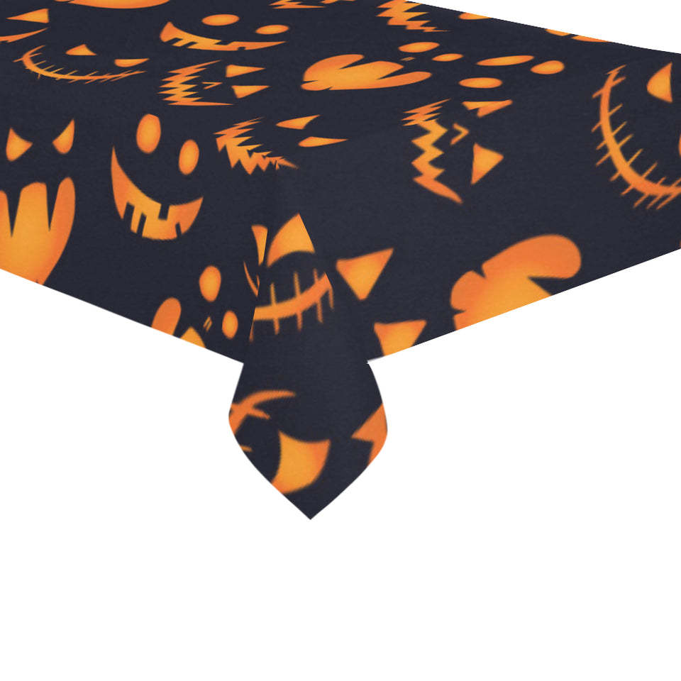 Halloween pattern Pumpkin background Tablecloth