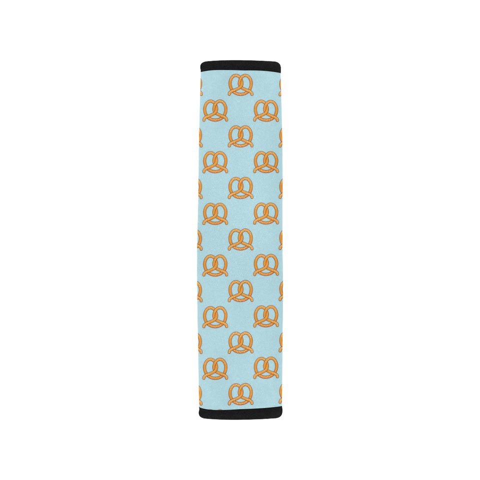Pretzels Pattern Print Design 03 Car Seat Belt Cover