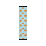 Pretzels Pattern Print Design 03 Car Seat Belt Cover