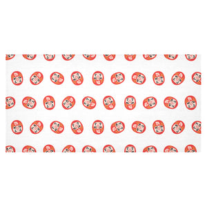 Daruma japanese wooden doll pattern Tablecloth