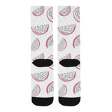 dragon fruit pattern Crew Socks