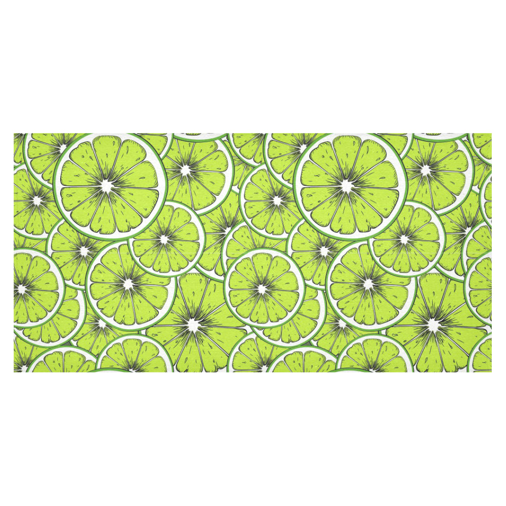 Slices of Lime design pattern Tablecloth