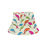 Colorful Chameleon lizard pattern Unisex Bucket Hat