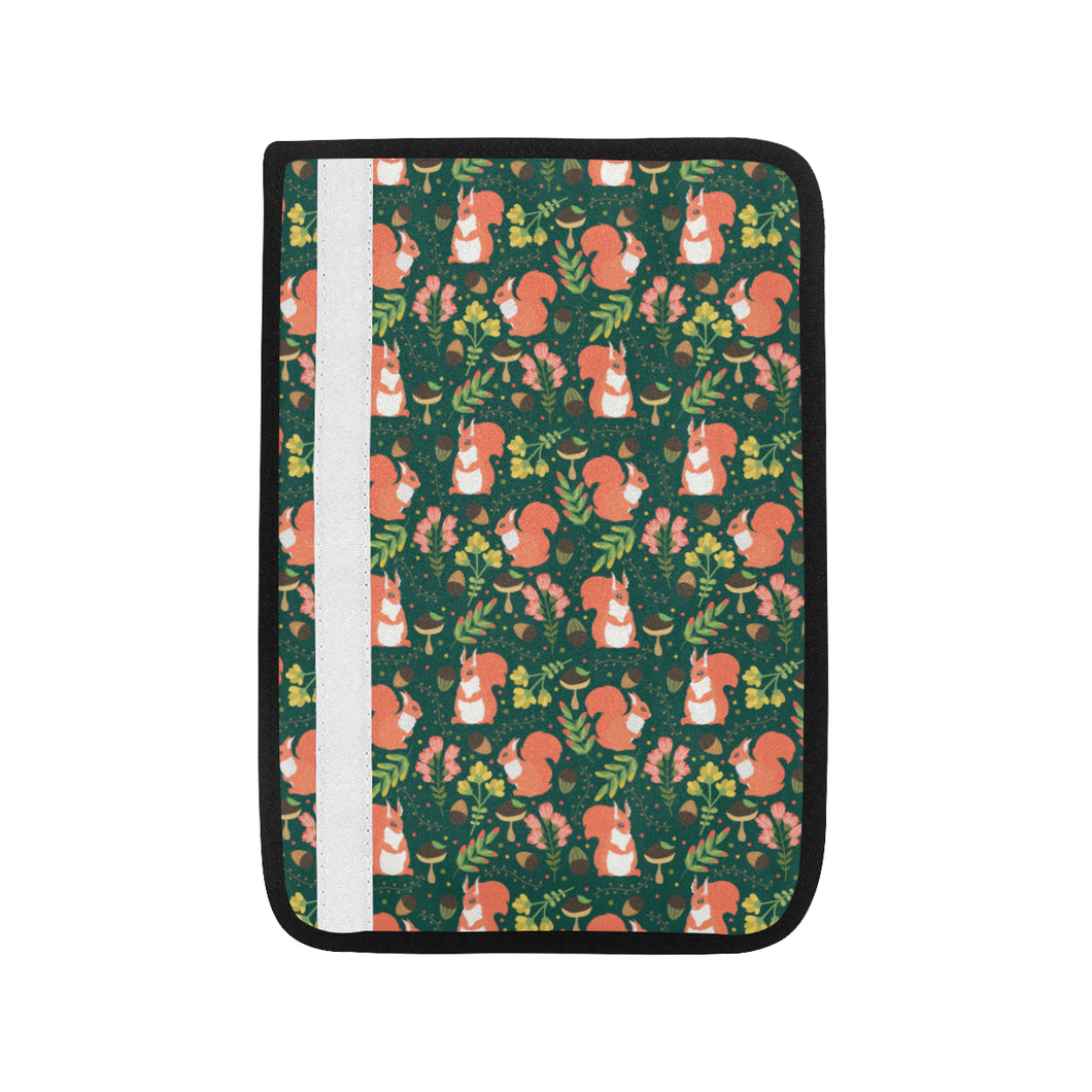 Squirrel Pattern Print Design 03 Car Seat Belt Cover
