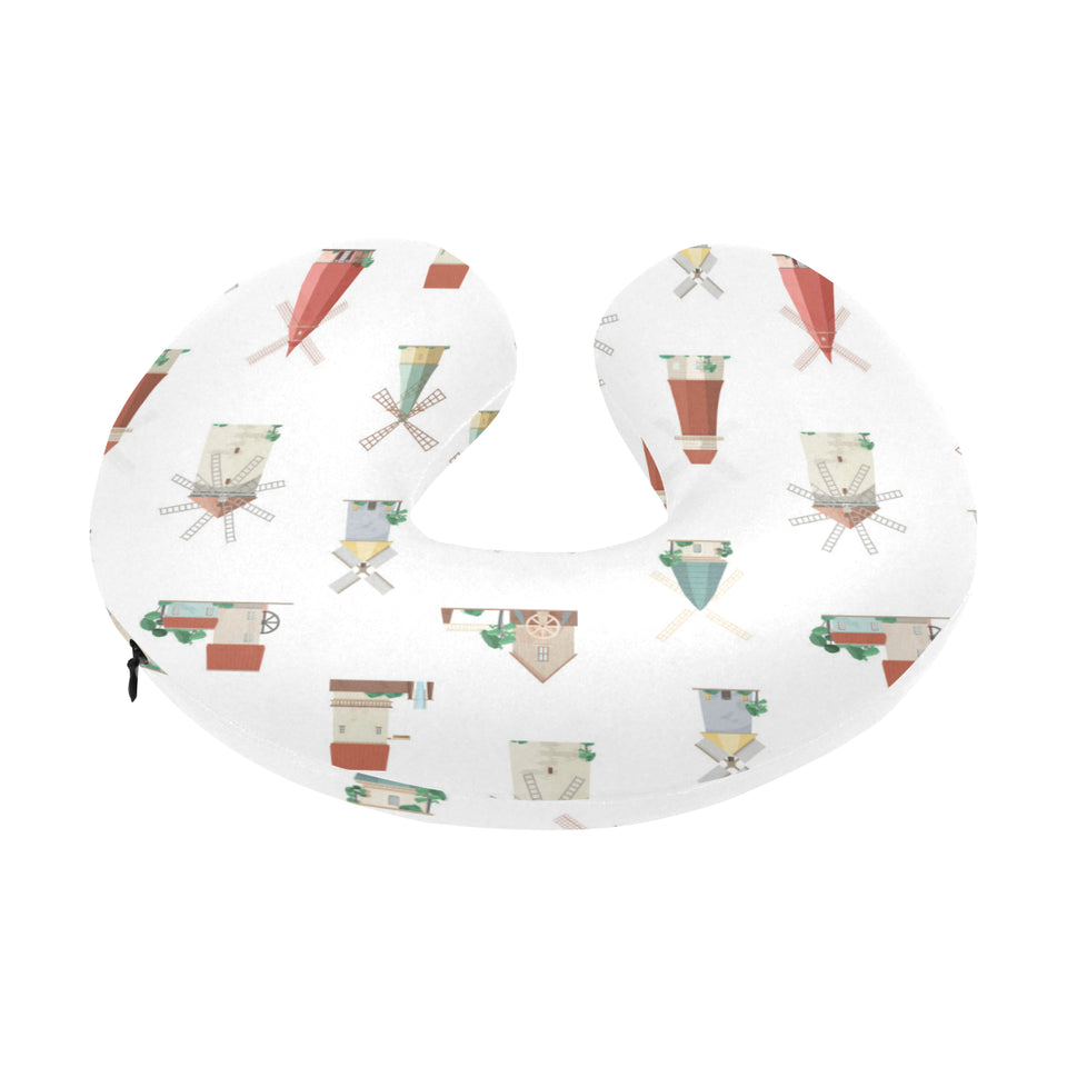 windmill design pattern U-Shaped Travel Neck Pillow