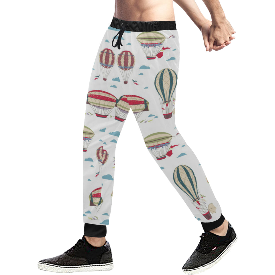 Hot air balloon pattern Unisex Casual Sweatpants