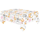 Corgi Dog Pattern Tablecloth