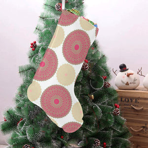 Circle indian pattern Christmas Stocking