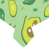 Avocado pattern green background Tablecloth