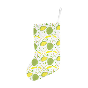 Durian pattern background Christmas Stocking