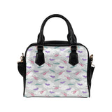 Helicopter plane pattern Shoulder Handbag