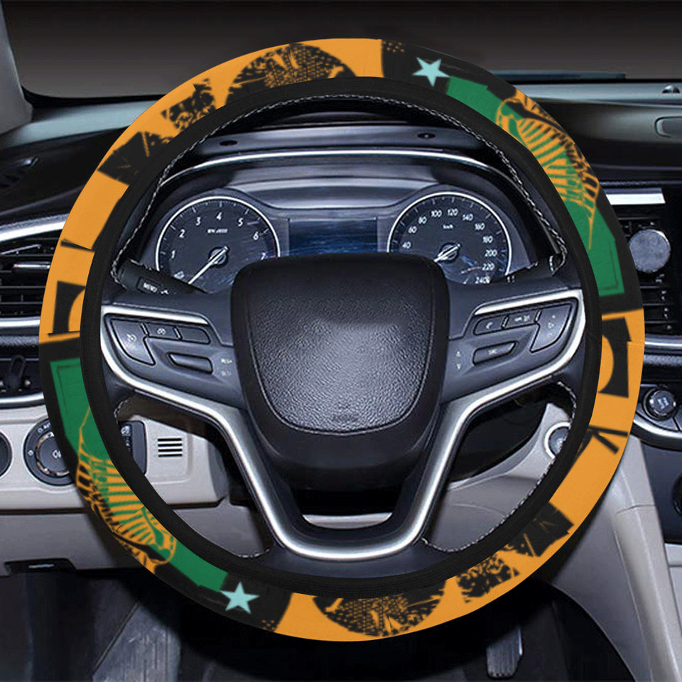 dinosaurs print pattern Car Steering Wheel Cover