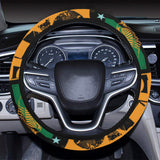 dinosaurs print pattern Car Steering Wheel Cover