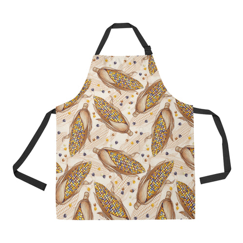 Corn Pattern Print Design 03 All Over Print Adjustable Apron