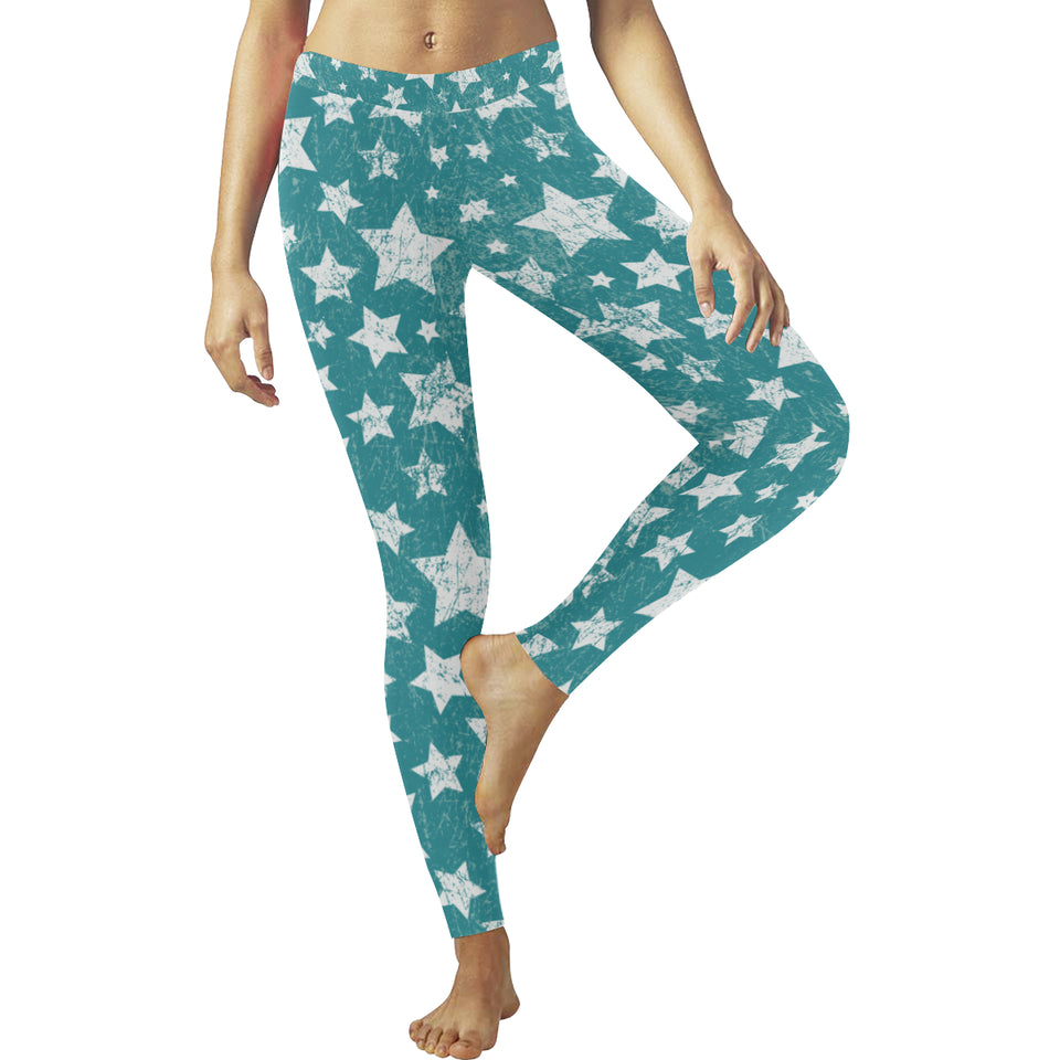 Vintage star pattern Women's Legging Fulfilled In US