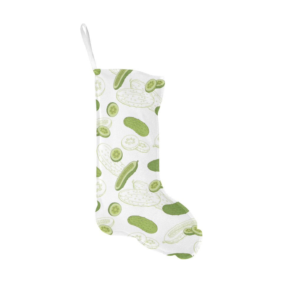 Cucumber sketch pattern Christmas Stocking