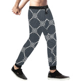 nautical steering wheel rope pattern Unisex Casual Sweatpants