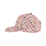 Colorful donut pattern All Over Print Snapback Cap