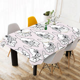 Cute french bulldog pattern Tablecloth