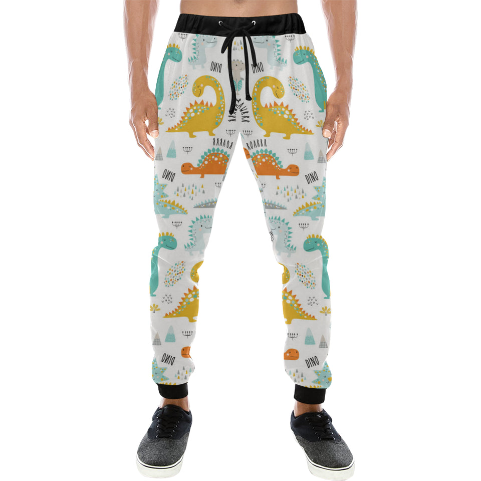 Cute funny kids dinosaurs pattern Unisex Casual Sweatpants