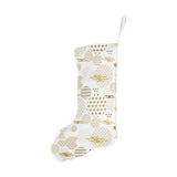 Beautiful gold japanese pattern Christmas Stocking