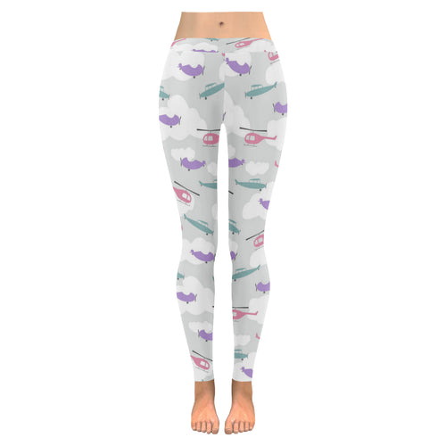 Helicopter plane pattern Women's Legging Fulfilled In US